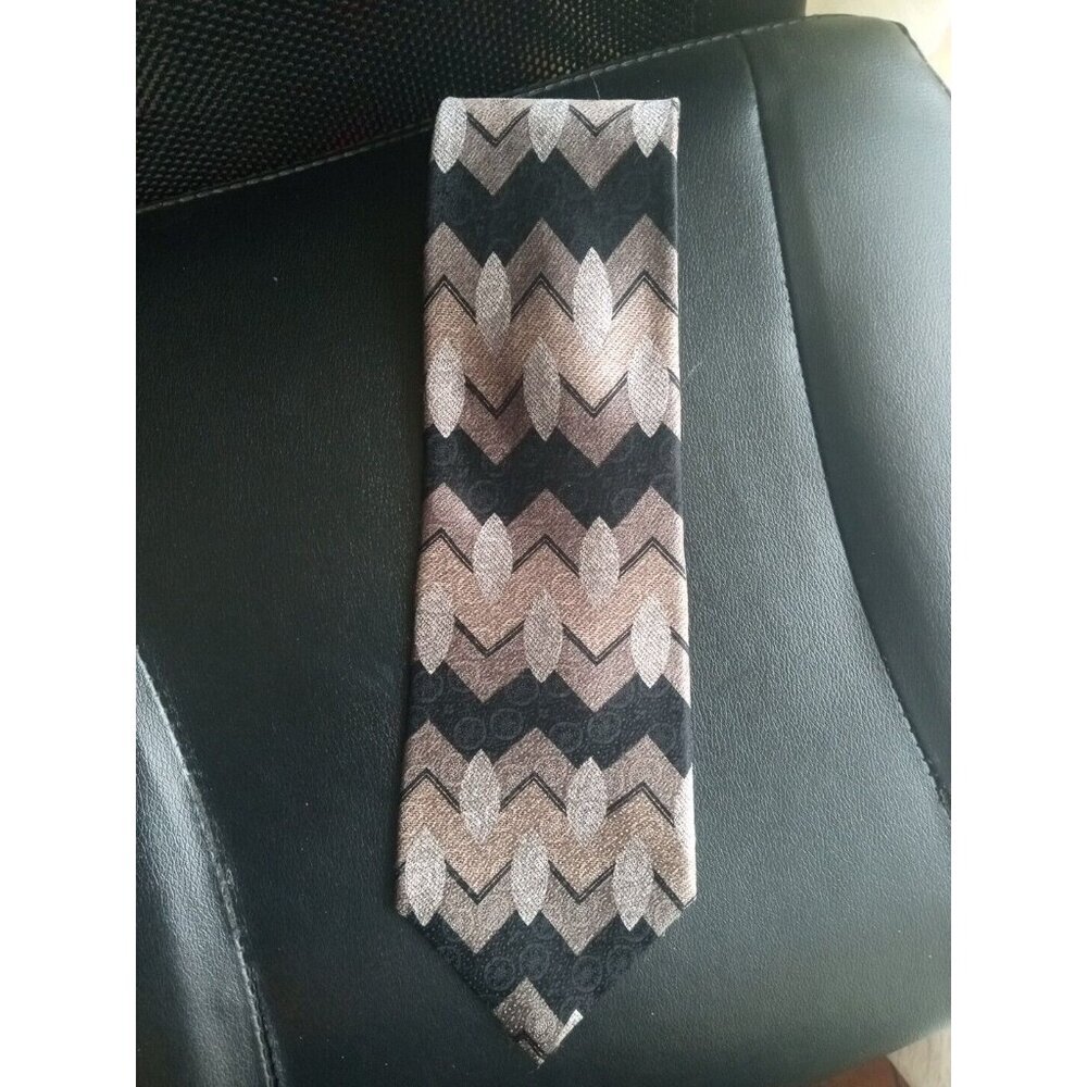Stafford Executive 100% Silk Multi Color Geometric Abstract Dress Tie